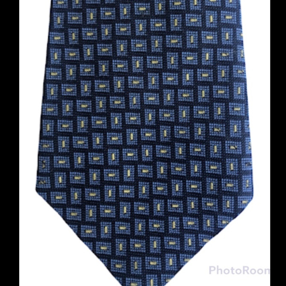 Ralph Lauren Polo preppy geometric tie